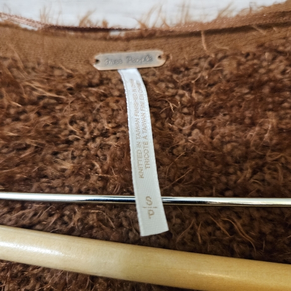 Free People Icing Pullover-Mocha Java Chocolate - Picture 7 of 8